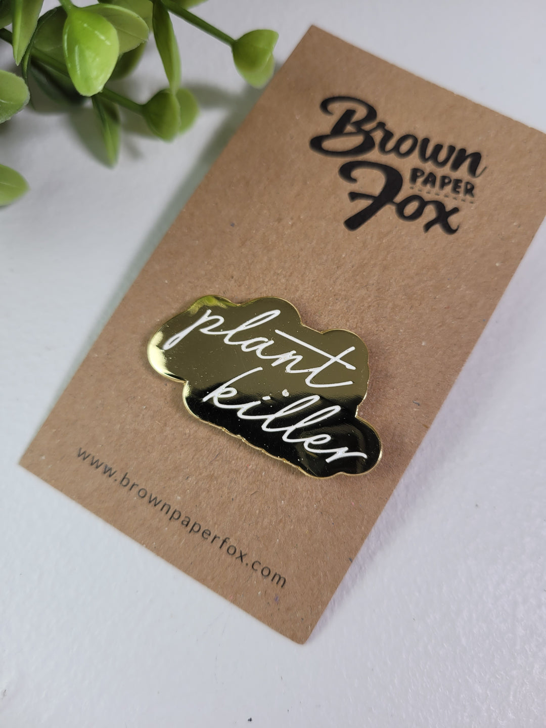 The Brown Paper Fox, Enamel Pins