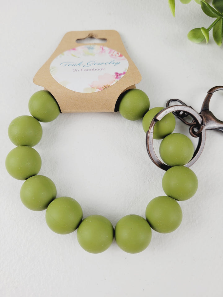 Teak Jewelry, Wristlet Keychains