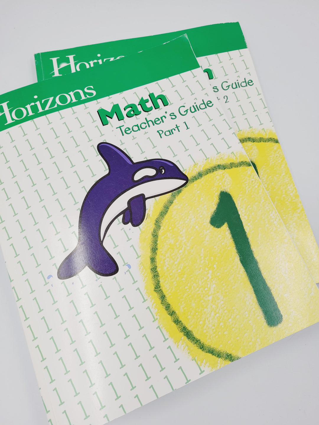 HORIZONS MATH TEACHER GUIDES GRADE 1 PART 1 & 2 PRE-LOVED