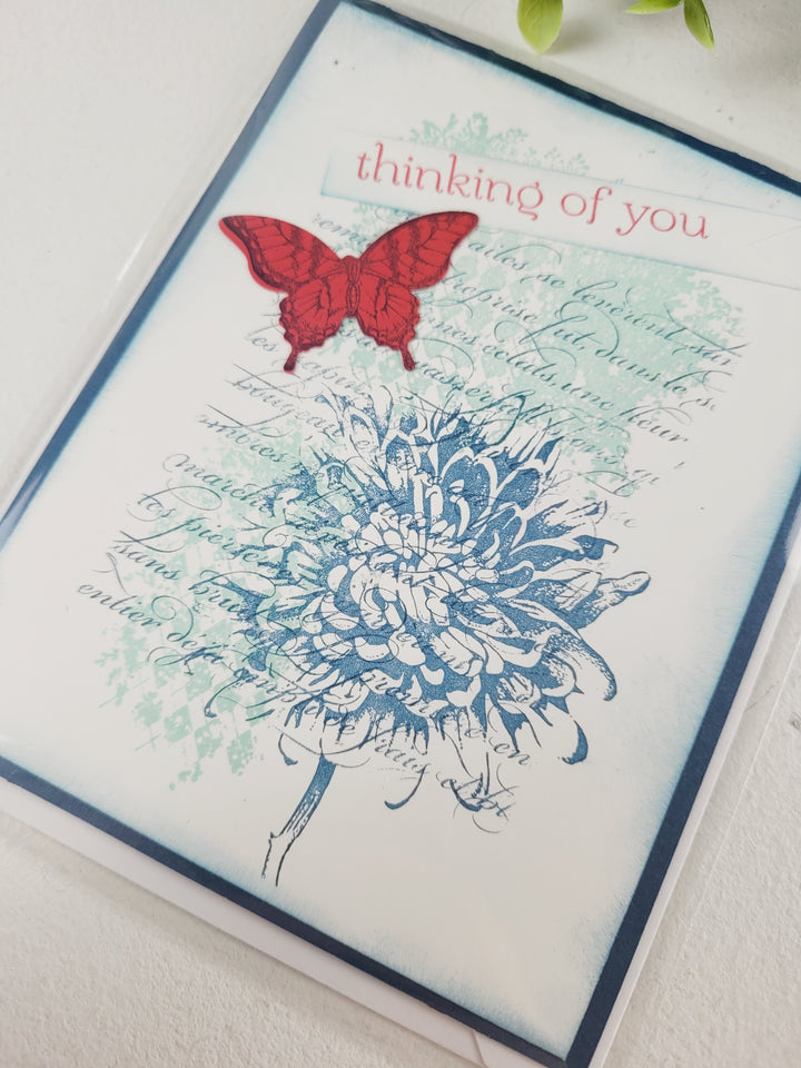 Cards By Sue, Crafted Greeting Cards- Thinking Of You, Sympathy & Get Well