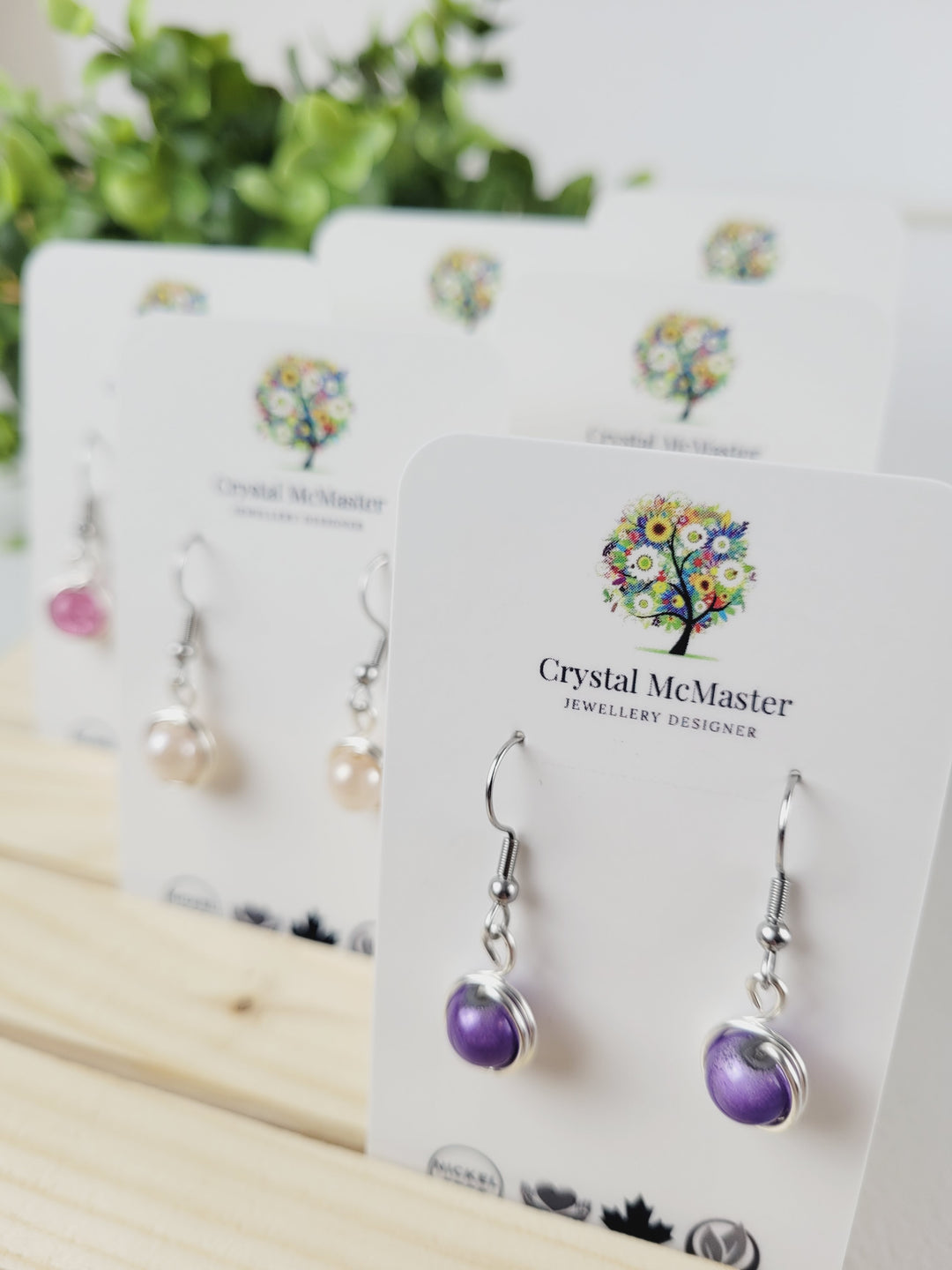 Crystal McMaster Jewellery, Everyday Dangle Earrings