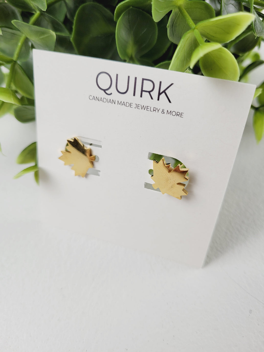 Quirk Handmade Jewelry, Stainless Steel Stud Earrings