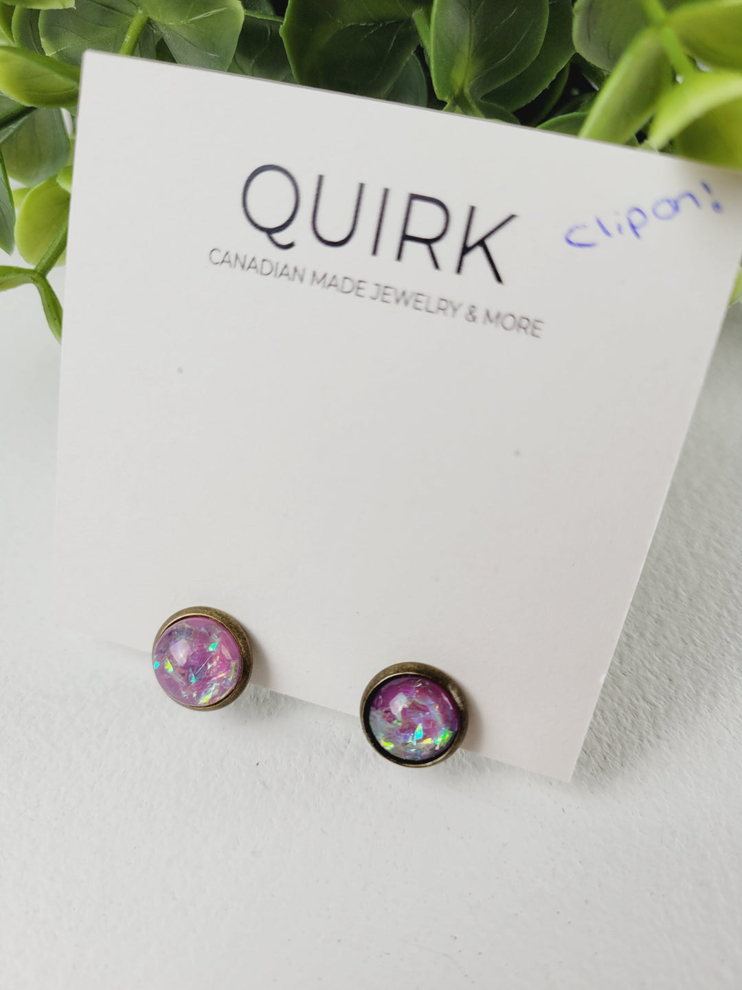 Quirk Handmade Jewelry, Stainless Steel Stud Earrings