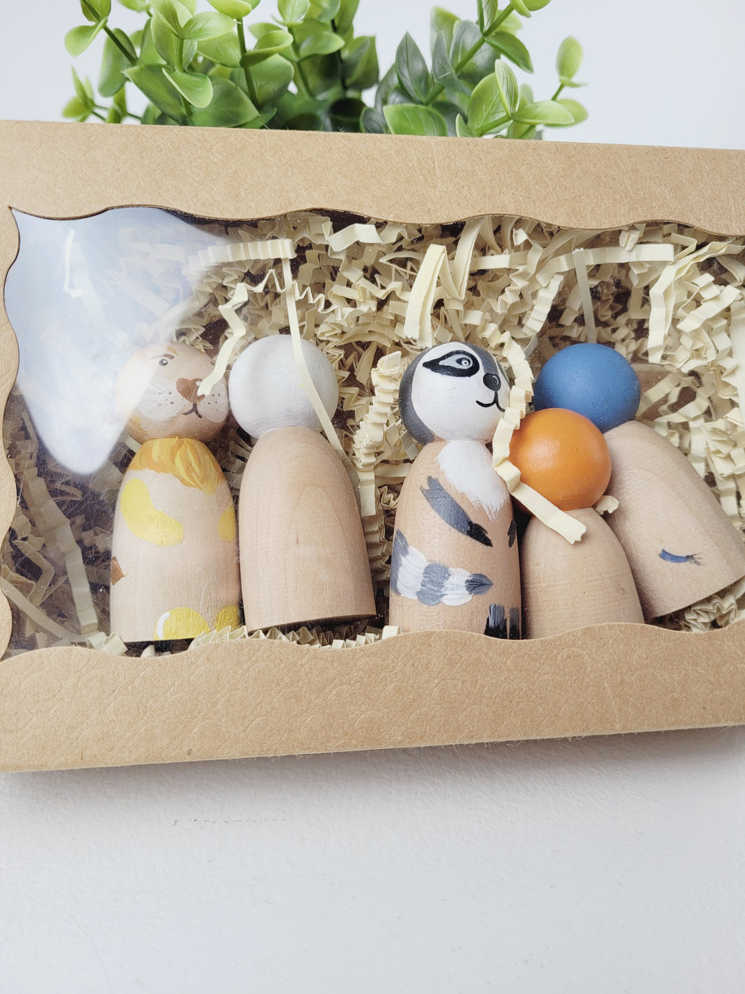 Woodsy Wooly, Wooden Peg Toy Sets