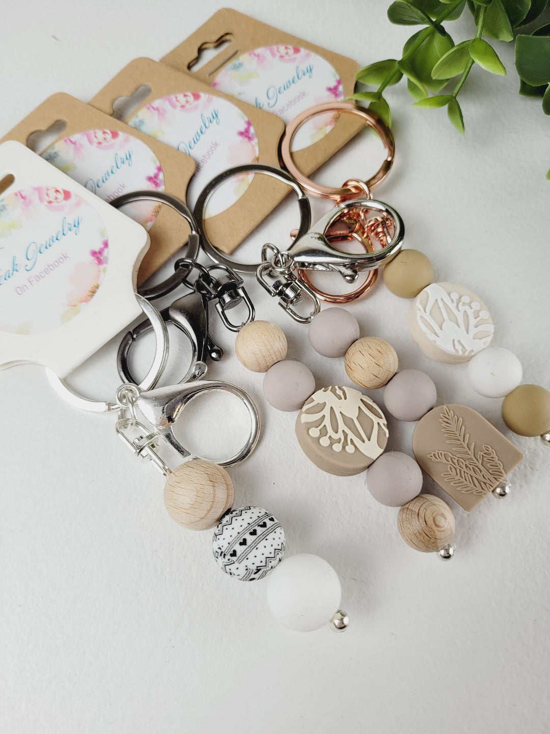 Teak Jewelry - Essential Oil Diffuser Keychains