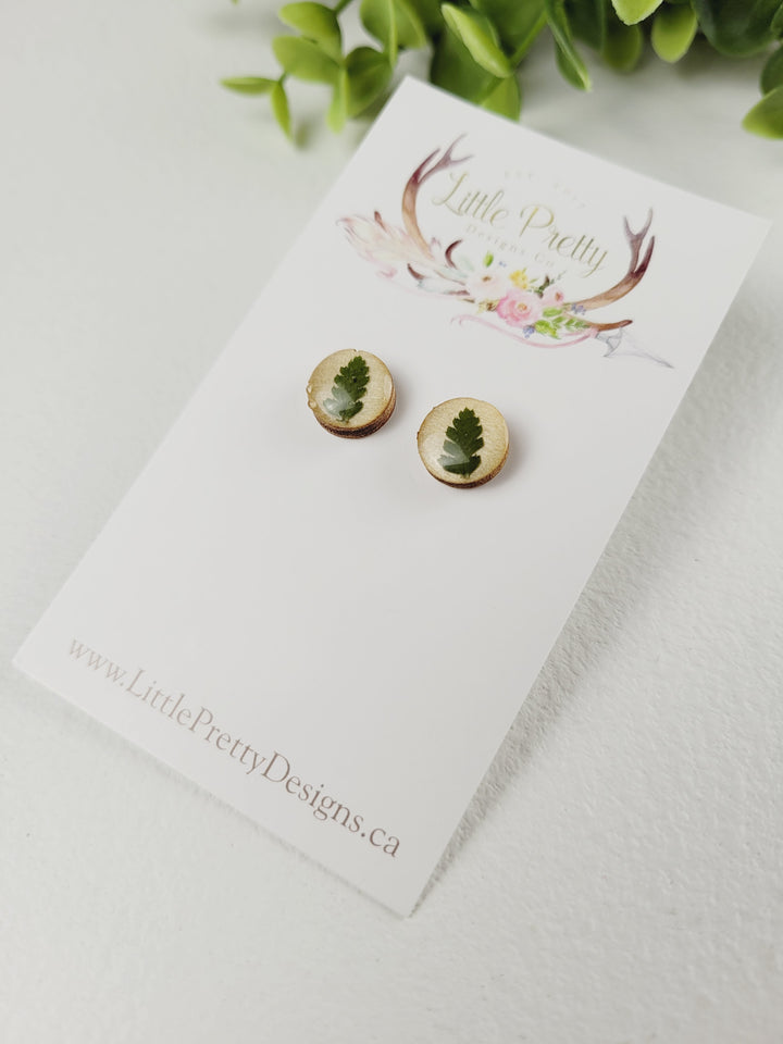 Little Pretty Designs, Pressed Flower Earrings