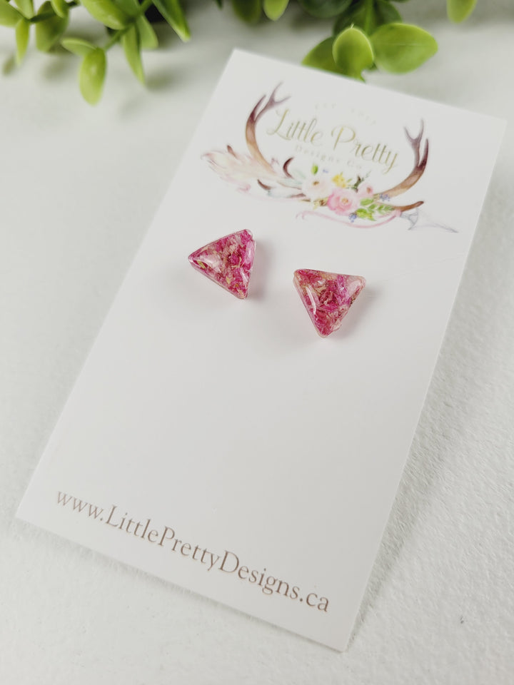 Little Pretty Designs, Pressed Flower Earrings