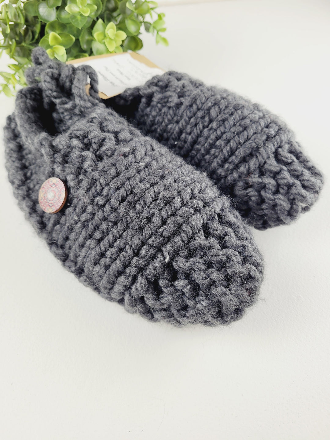 Knits By Gee, Knit Adult Slippers