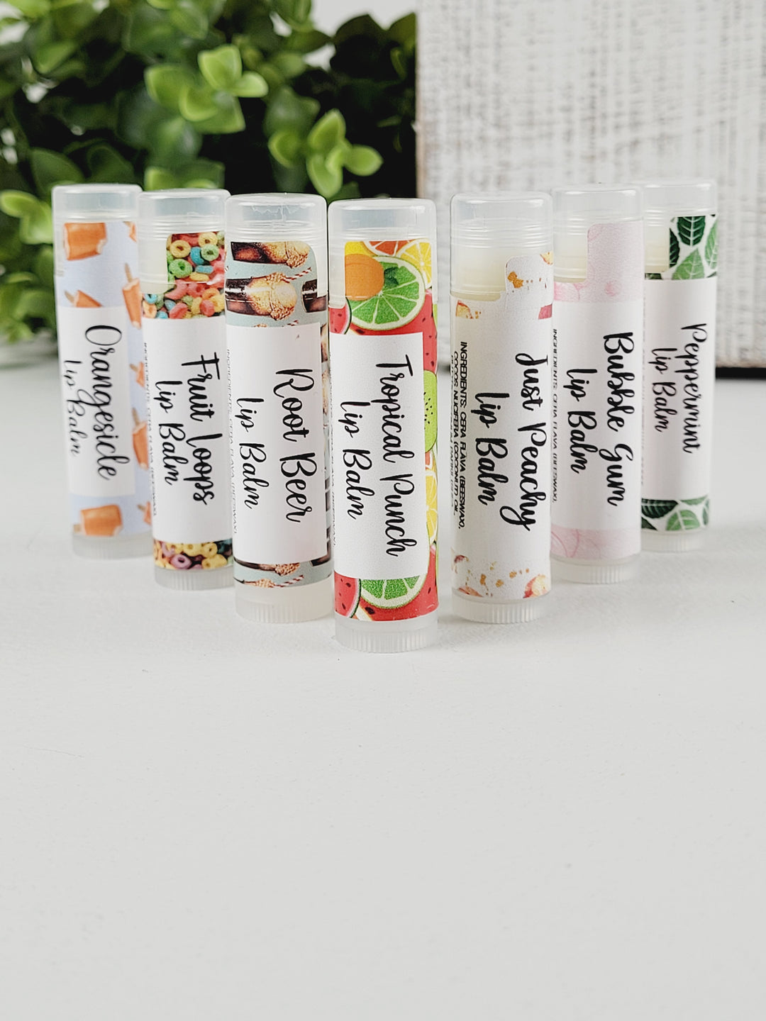 Peachy Clean Lip Balms - Click for Flavours