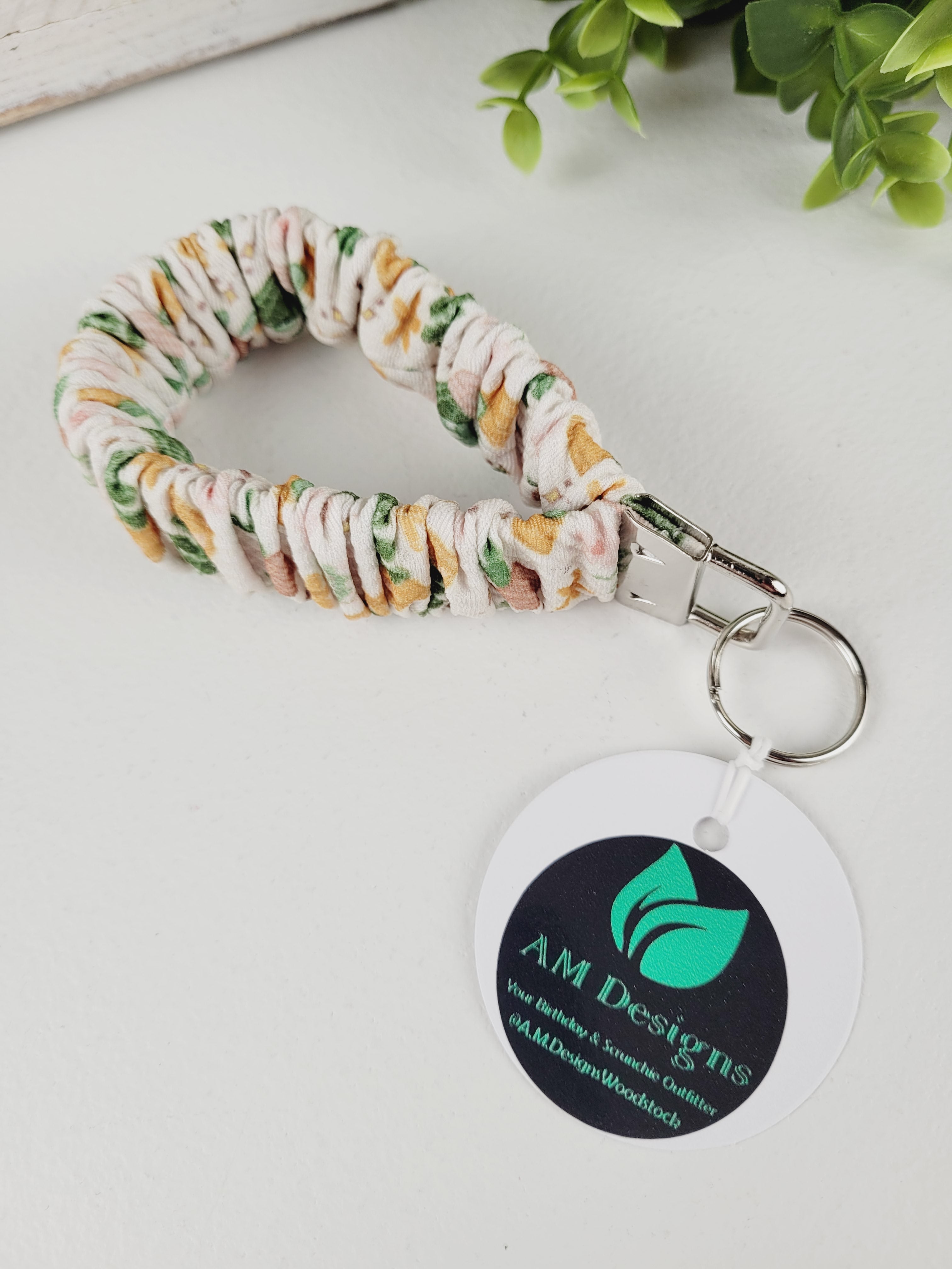 Scrunchie keychain hotsell