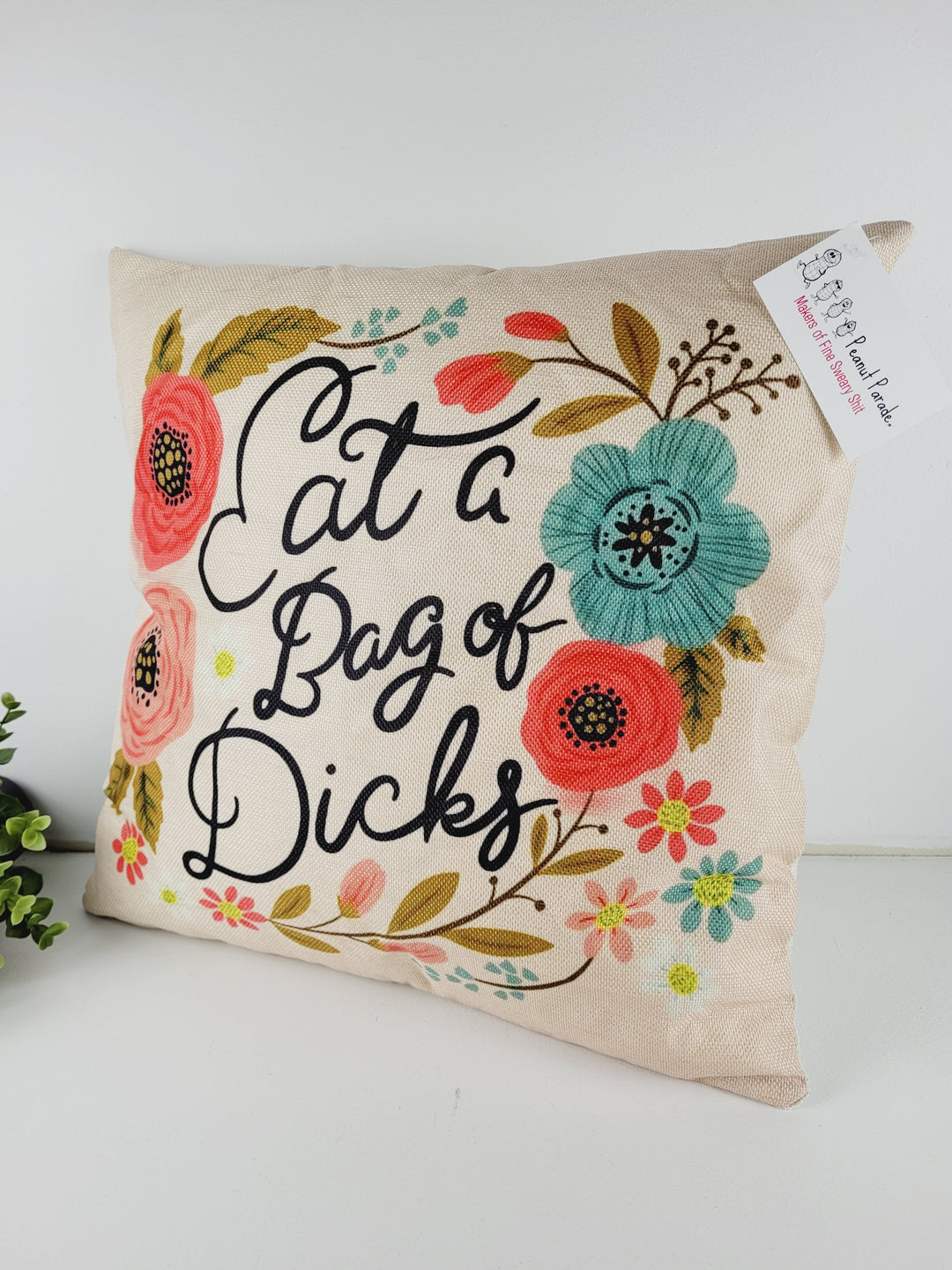 Peanut Parade, Decorative Edgy Pillows