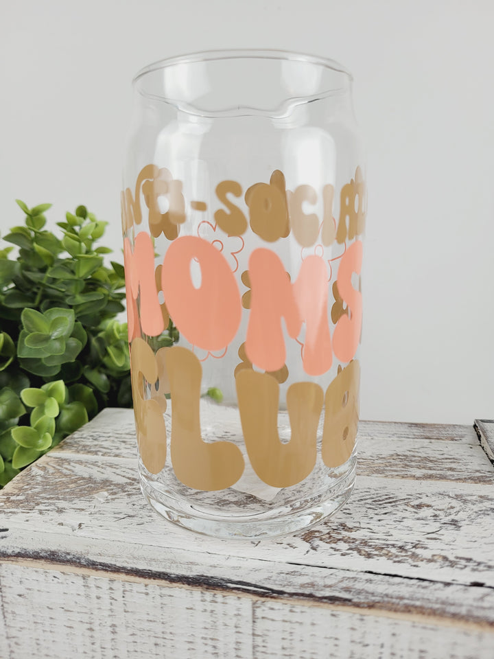 Liz's Custom Creations, Vinyl Designed Glass Drinkwear