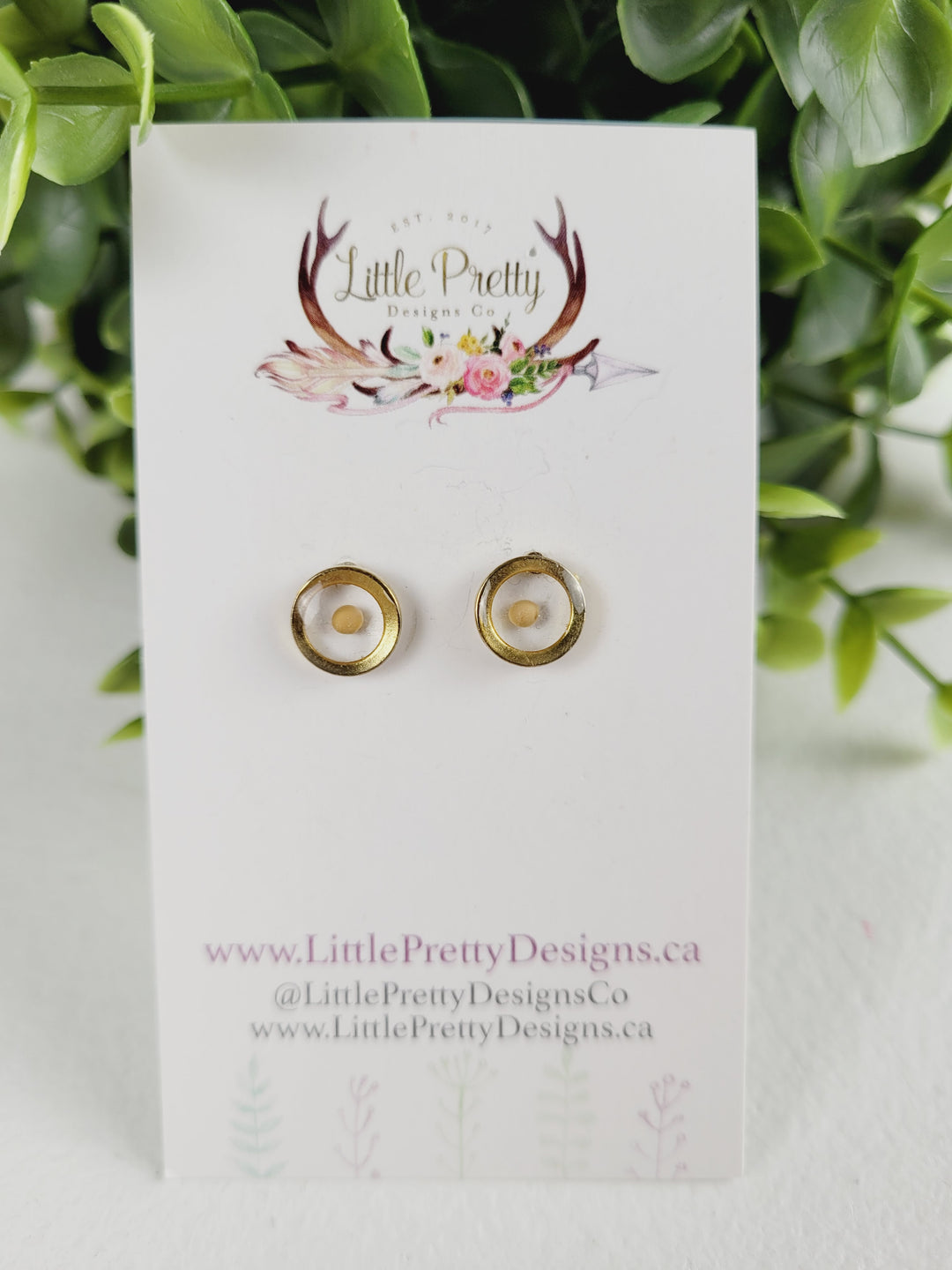 Little Pretty Designs, Pressed Flower Earrings