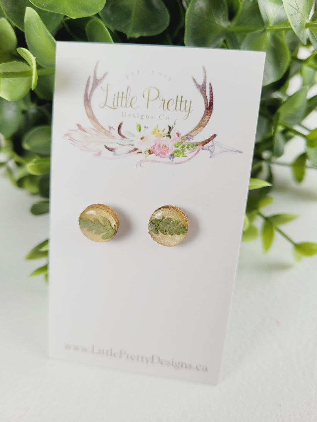 Little Pretty Designs, Pressed Flower Earrings