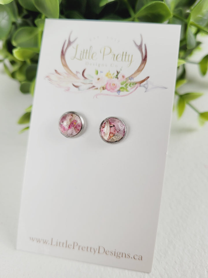 Little Pretty Designs, Pressed Flower Earrings