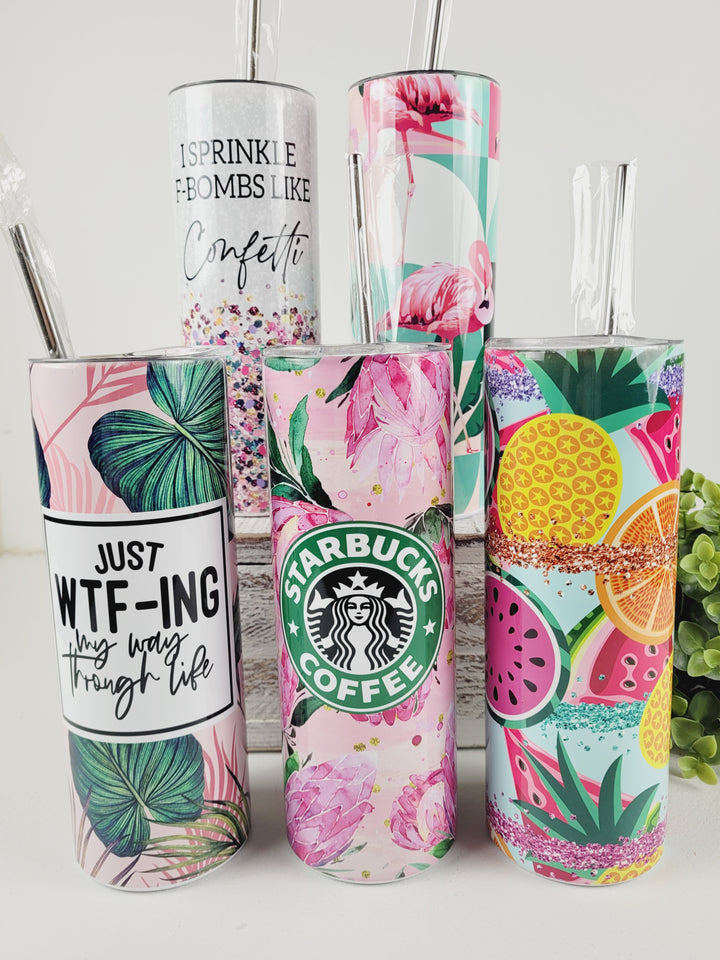 Lindsay's Creations, Printed Insulated Tall Tumblers