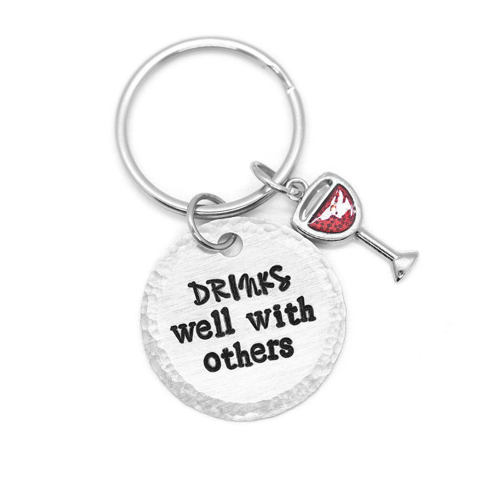 Wicked Lovely Creations, Hand Stamped Keychains