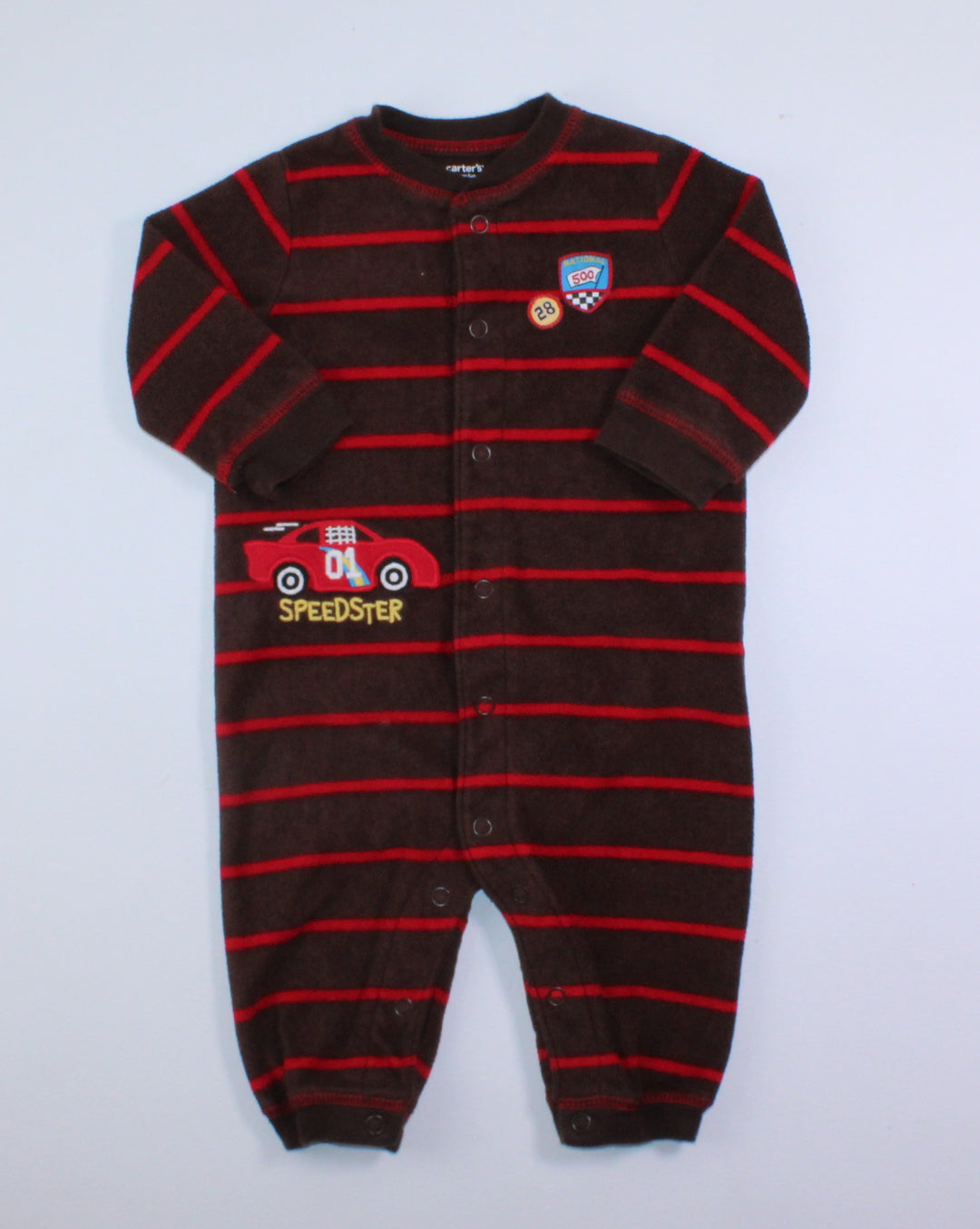 CARTERS SPEEDSTER FLEECE OUTFIT 6M EUC