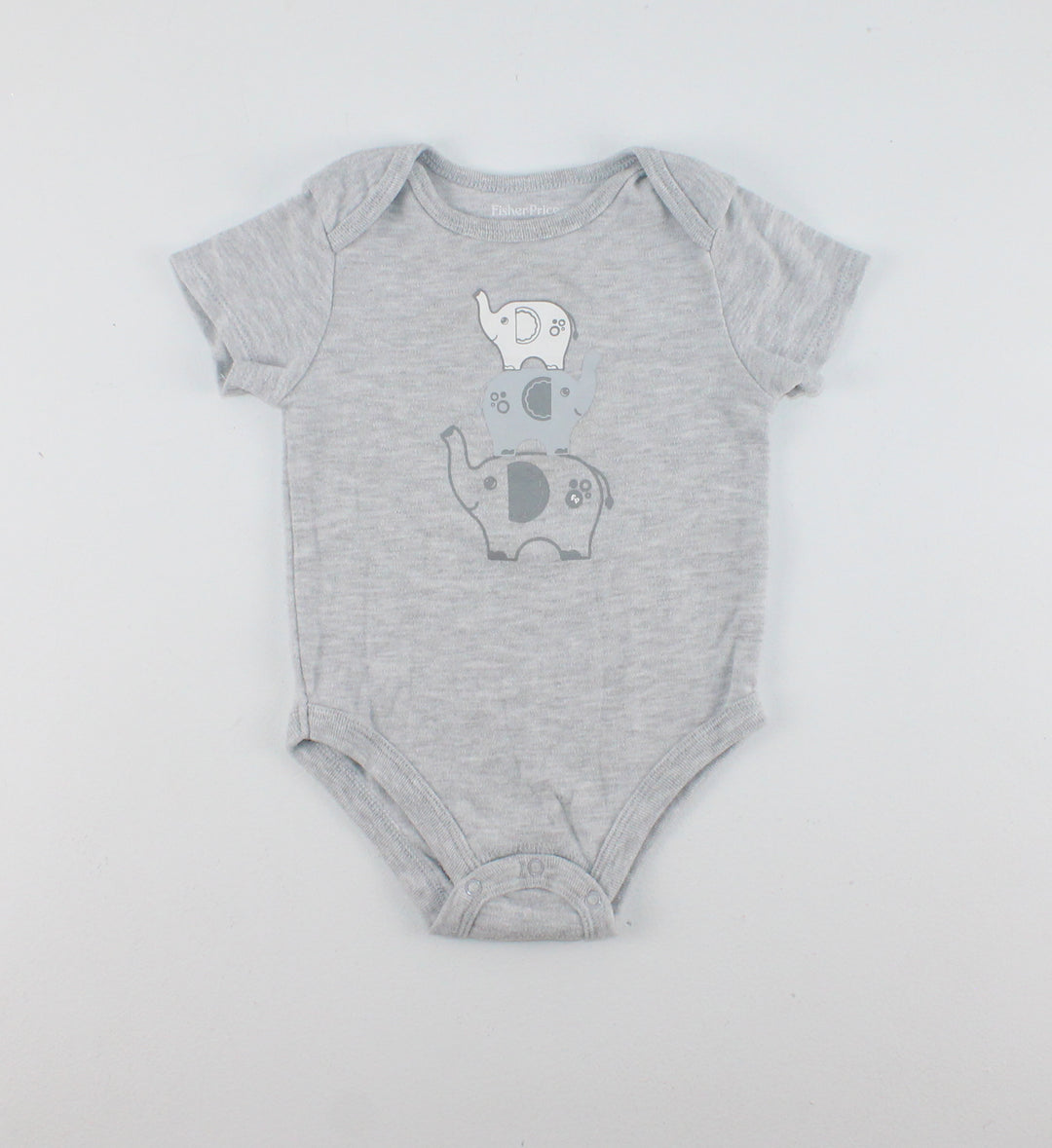 FISHER PRICE GREY ONESIE 18M VGUC