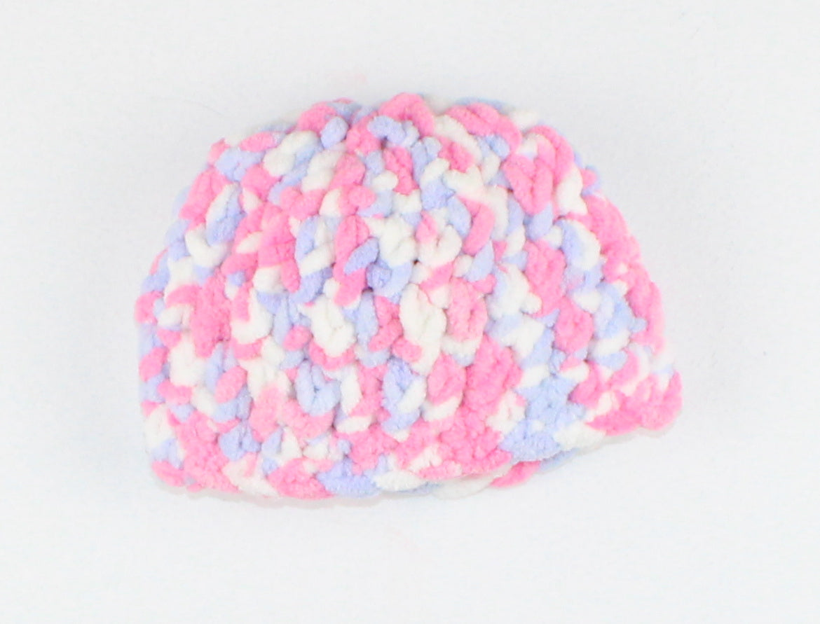KNIT BEANIE HAT APPROX NB EUC