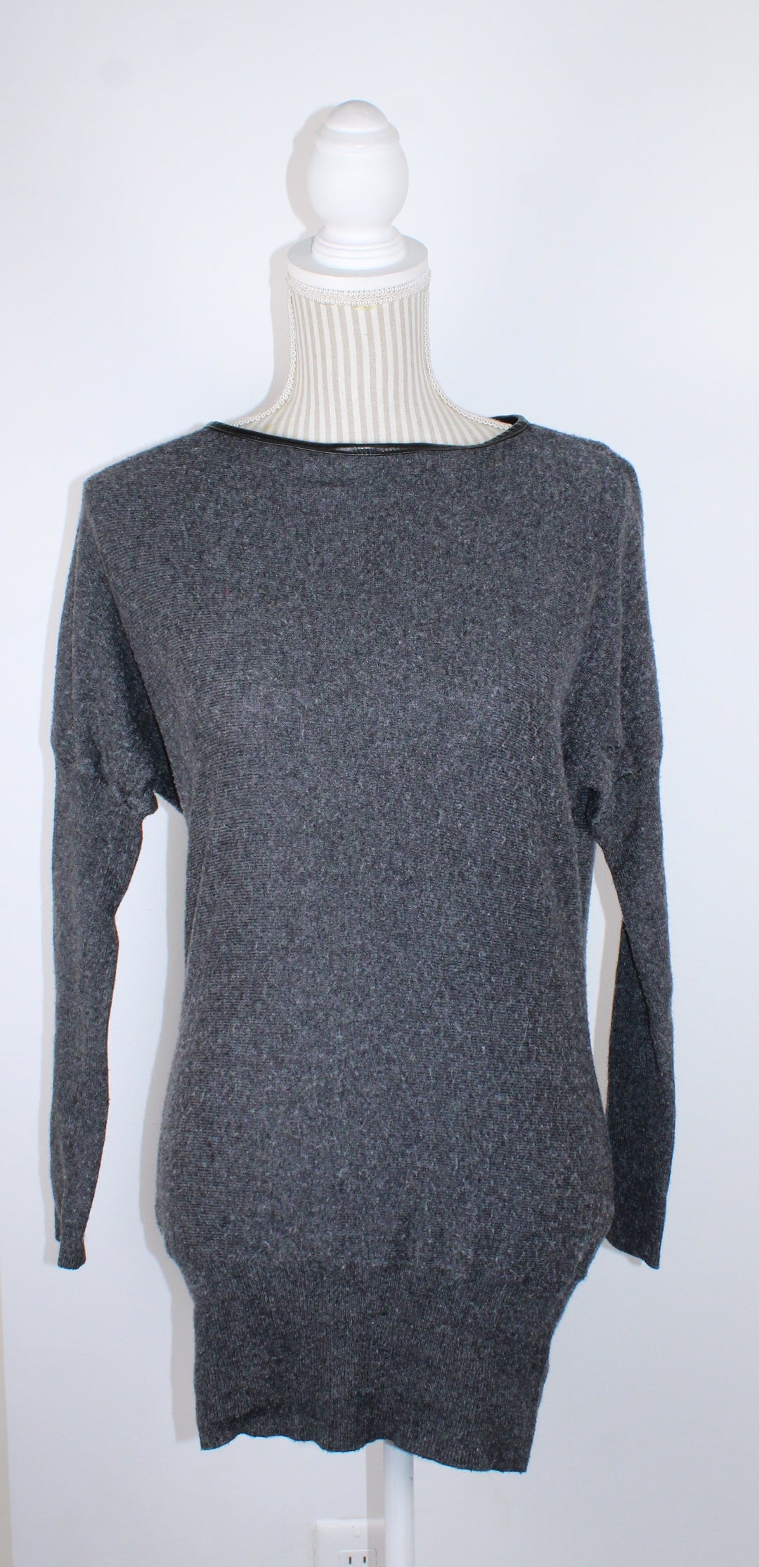 KED LONDON GREY KNIT DRESS LADIES MED GUC