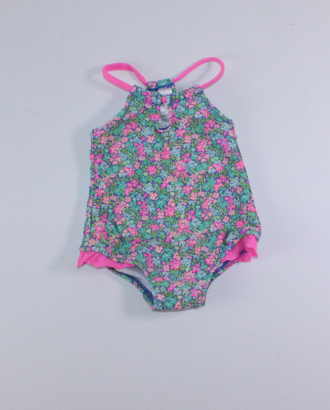 CARTERS FLORAL SWIMSUIT 6M EUC