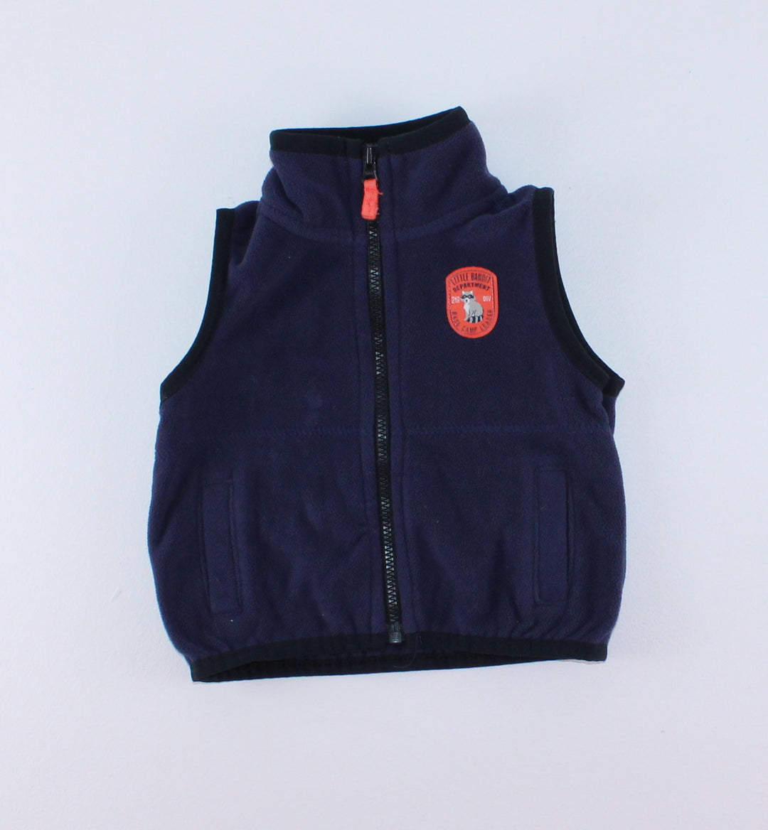 CARTERS LITTLE BANDIT FLEECE VEST 3M EUC