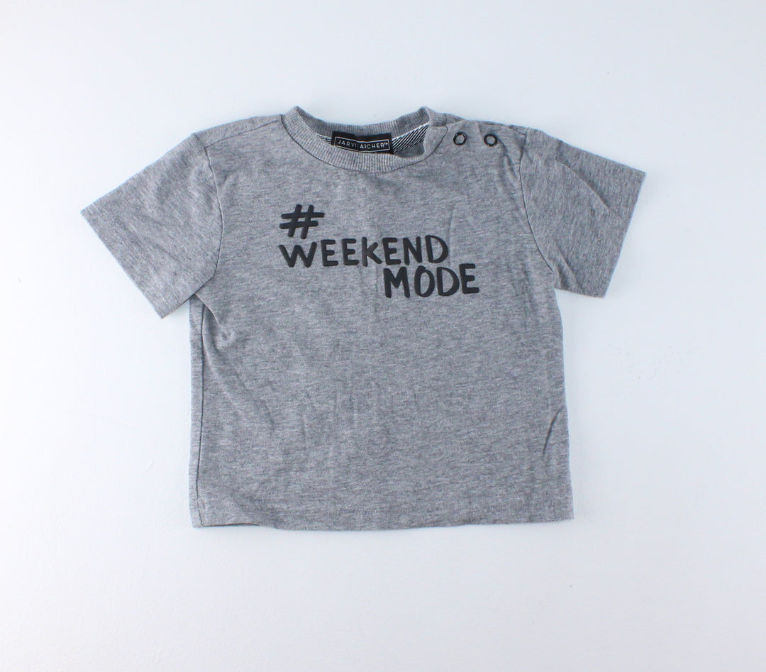 JARVIS ARCHER WEEKEND MODE TEE 3-6M EUC