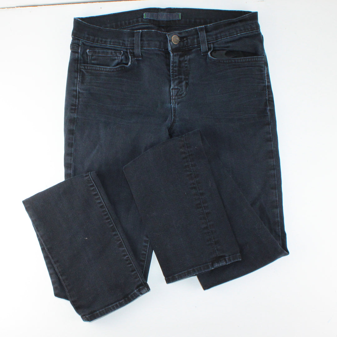 J BRAND BLACK JEANS LADIES 27 PRE-LOVED