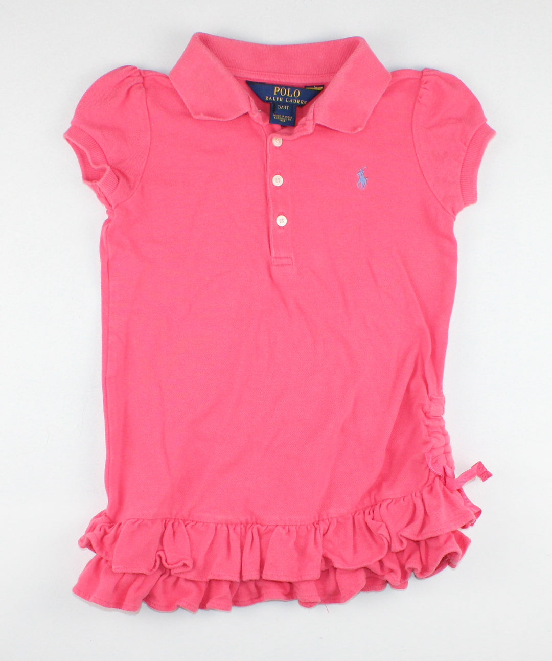 RALPH LAUREN PINK DRESS 3T PRE-LOVED