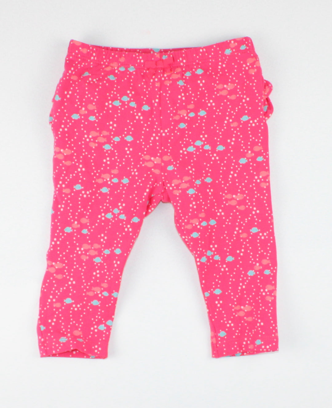 GYMBOREE RUFFLE BUM FISH PANT 6-12M EUC