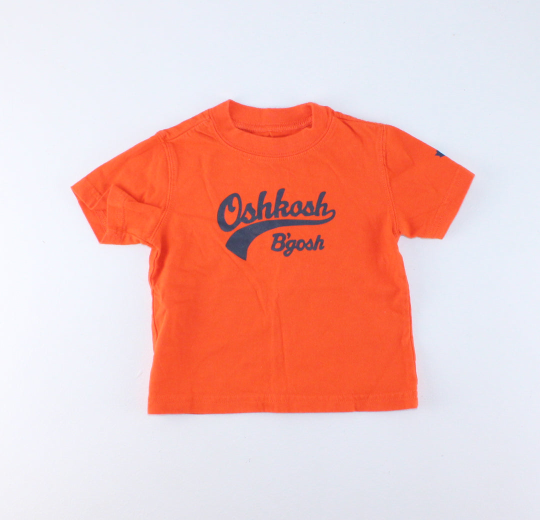 OSH KOSH ORANGE TEE 3M EUC