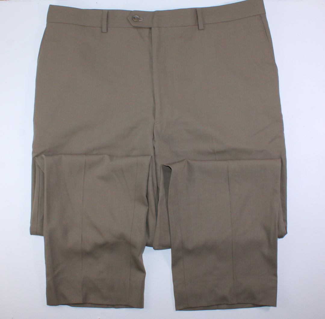 ALFRED SUNG TAN DRESS PANTS MENS SIZE 42 PRE-LOVED
