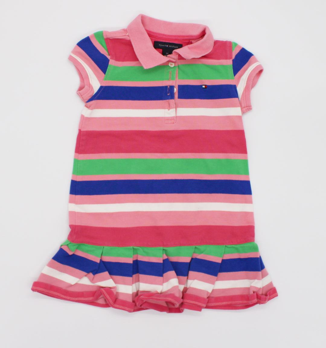 TOMMY HILFIGER STRIPED DRESS 3Y EUC