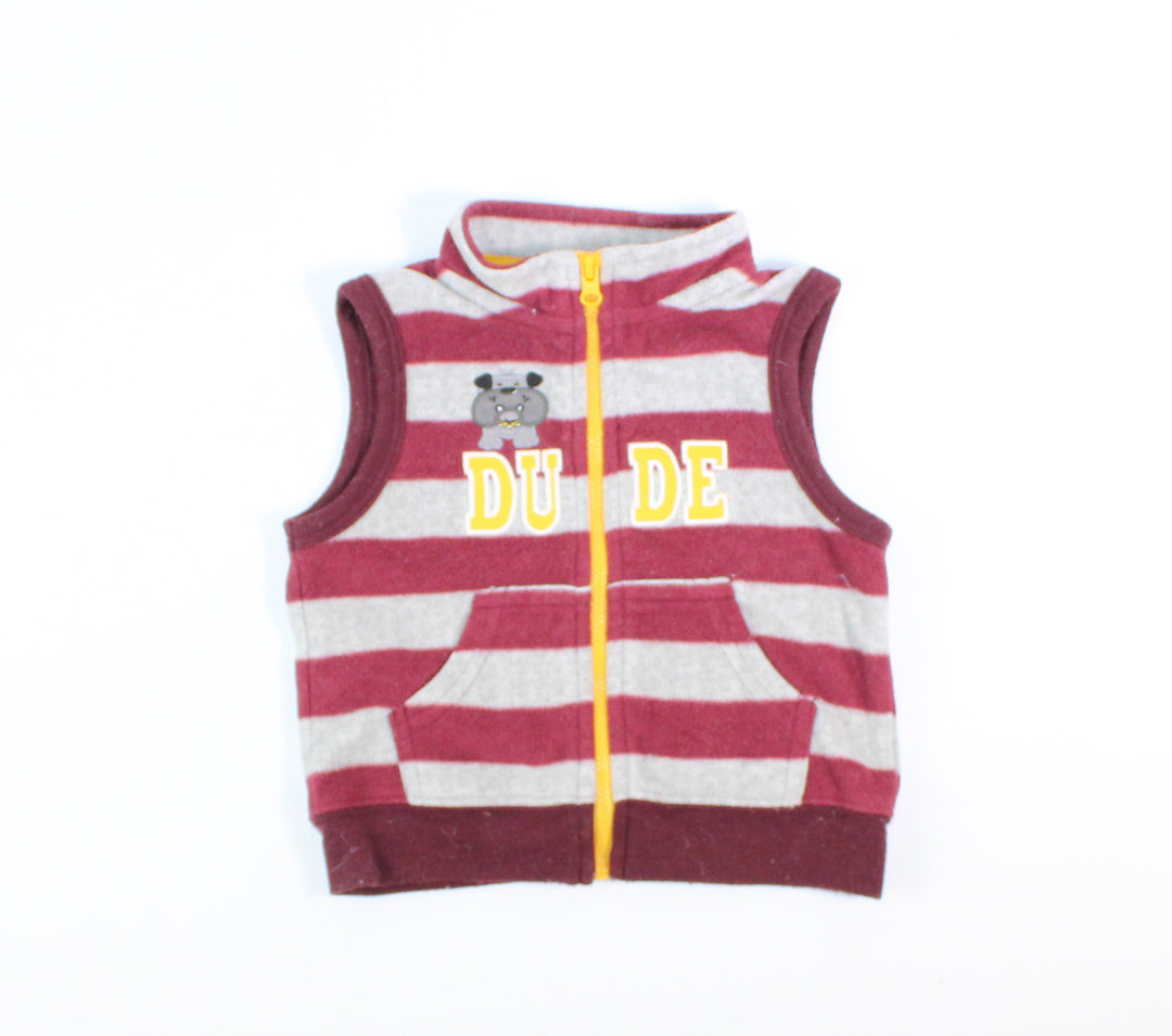 CARTERS DUDE VEST 3-6M PRE-LOVED