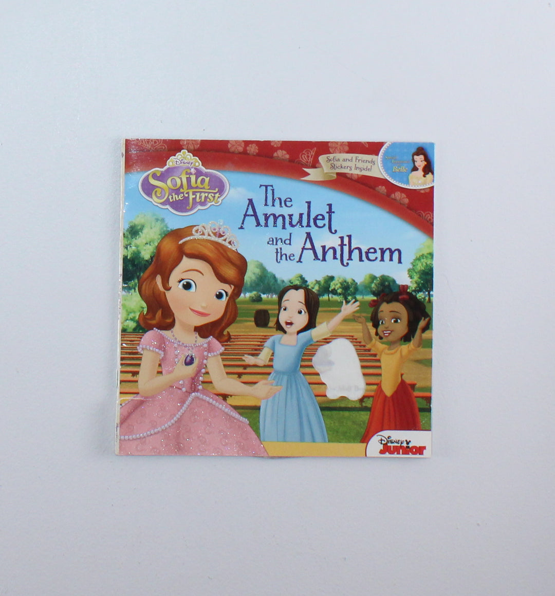 SOPHIA THE FIRST THE AMULET & THE ANTHEM BOOK EUC