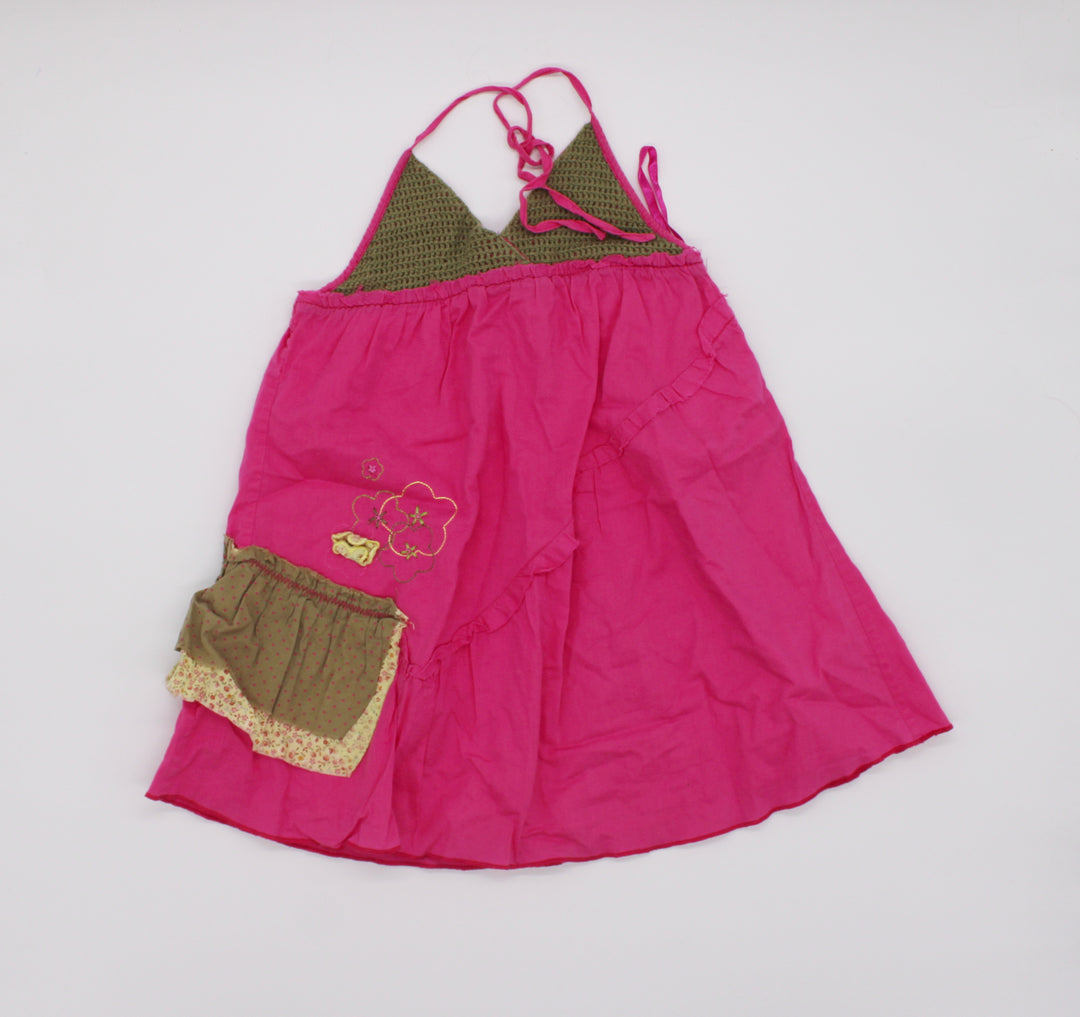 DEUX PAR DEUX PINK DRESS 4Y EUC