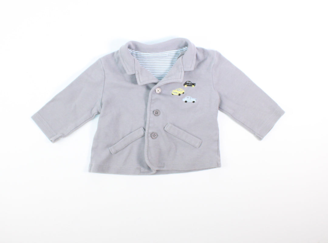 PETIT LEM COTTON JACKET GREY 3M VGUC