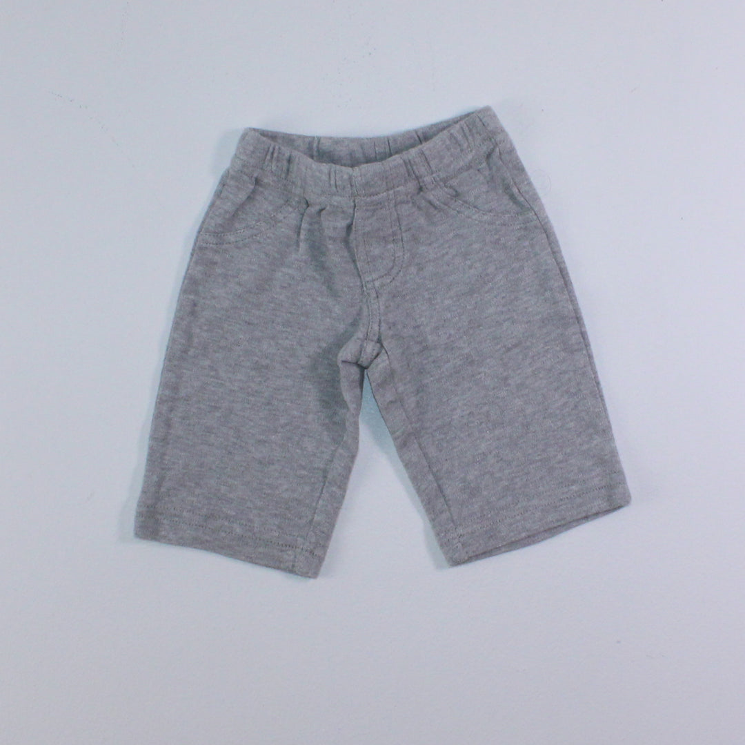 CARTERS GREY PANTS COTTON NEWBORN PRE-LOVED