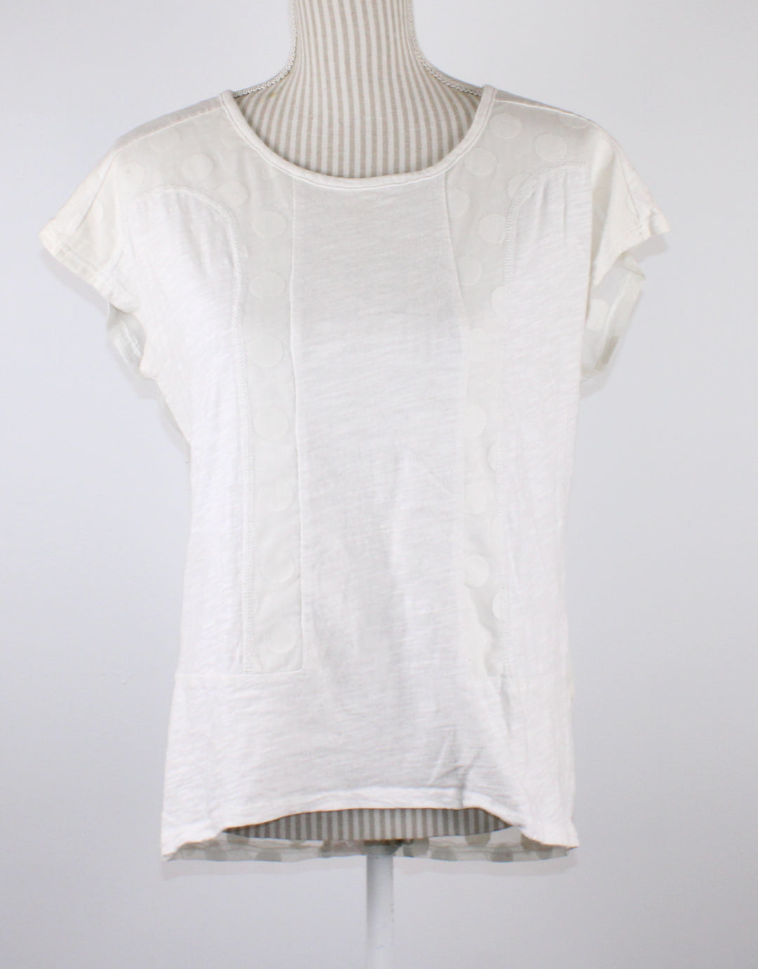 NUMPH OFFWHITE TOP LADIES MEDIUM VGUC