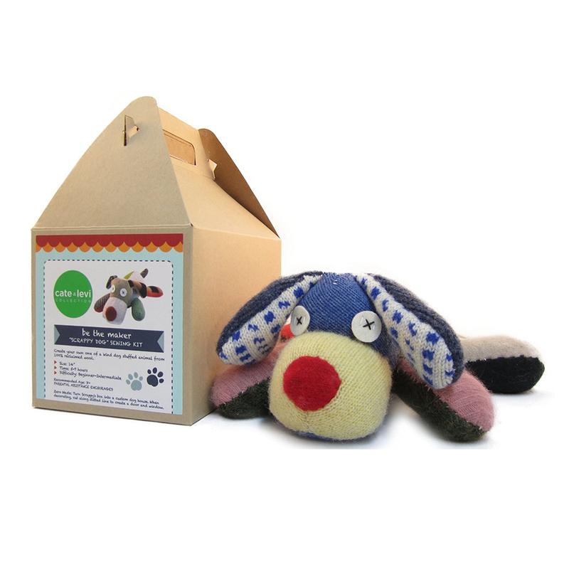 Cate & Levi, Be The Maker Upcycled Wool Stuffy DIY Kits