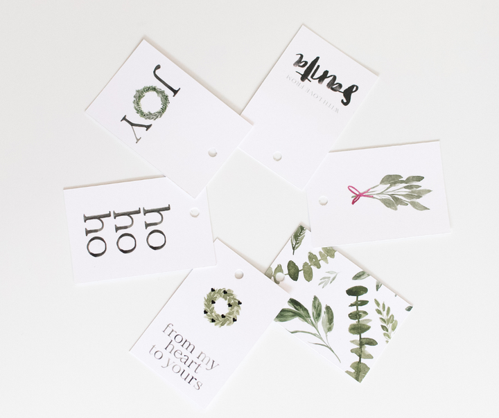 Paperscript, Holiday Gift Tags Set of 6