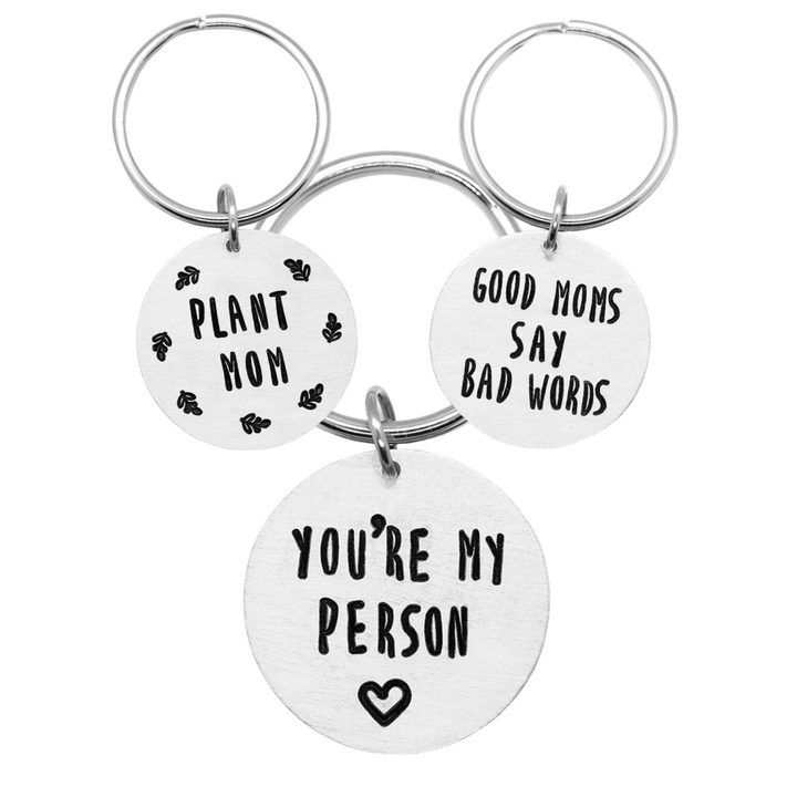 Wicked Lovely Creations, Hand Stamped Keychains