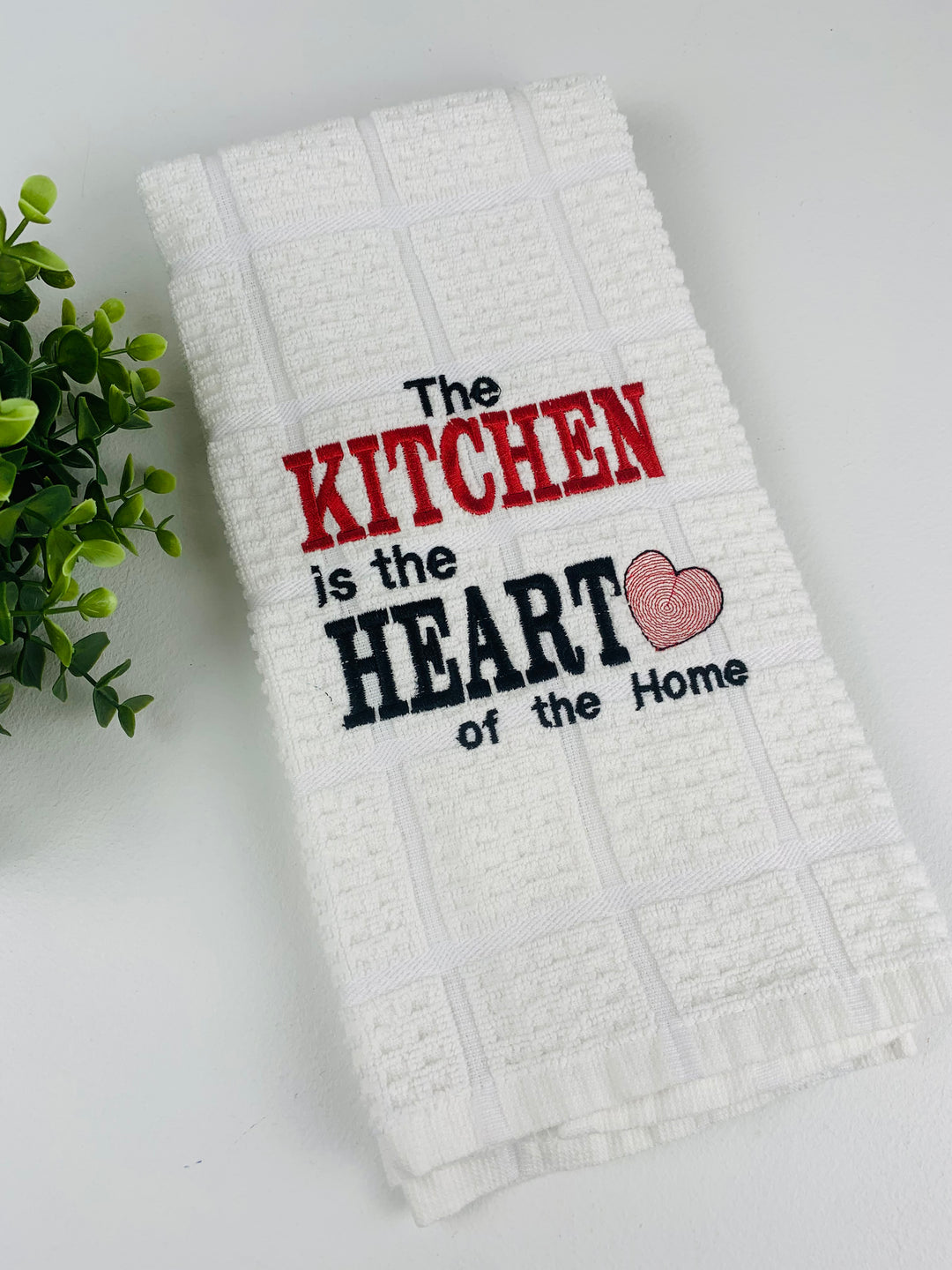 Choices, Embroidered Tea Towels