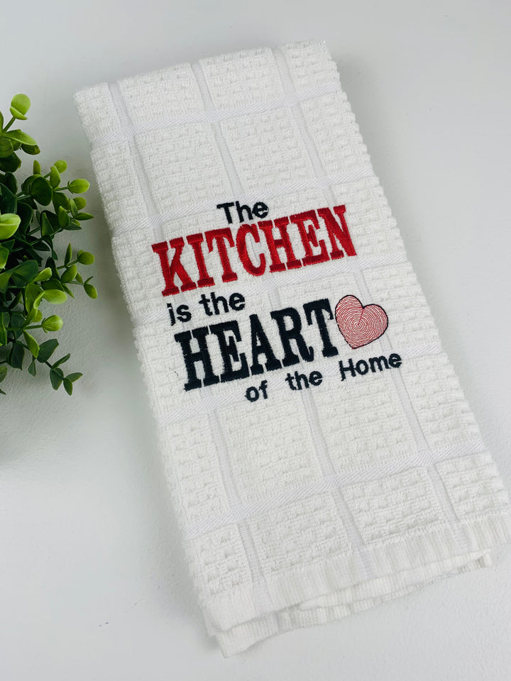 Choices, Embroidered Tea Towels