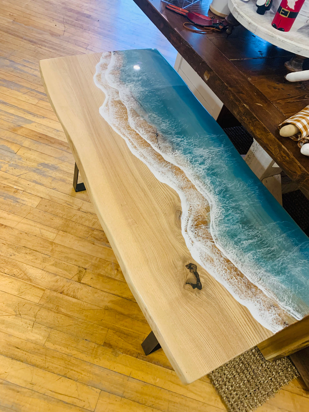 Kristi Scott Art, Resin & Wood Tables