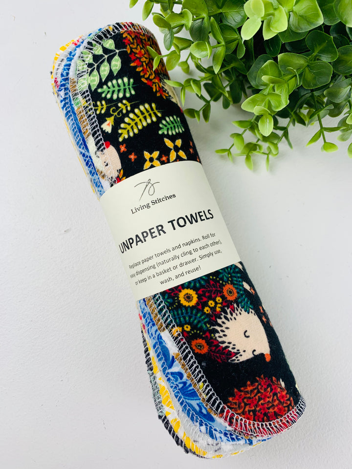 Living Stitches, Reusable UNpaper Towels