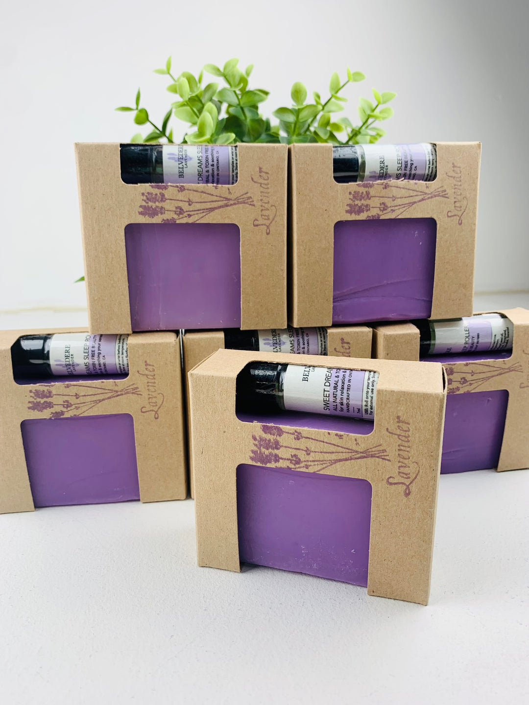 Belvedere Lavender Farm, Lavender Soap & Sleep Roller Kit