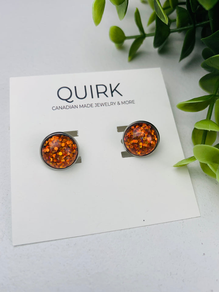 Quirk Handmade Jewelry, Stainless Steel Stud Earrings