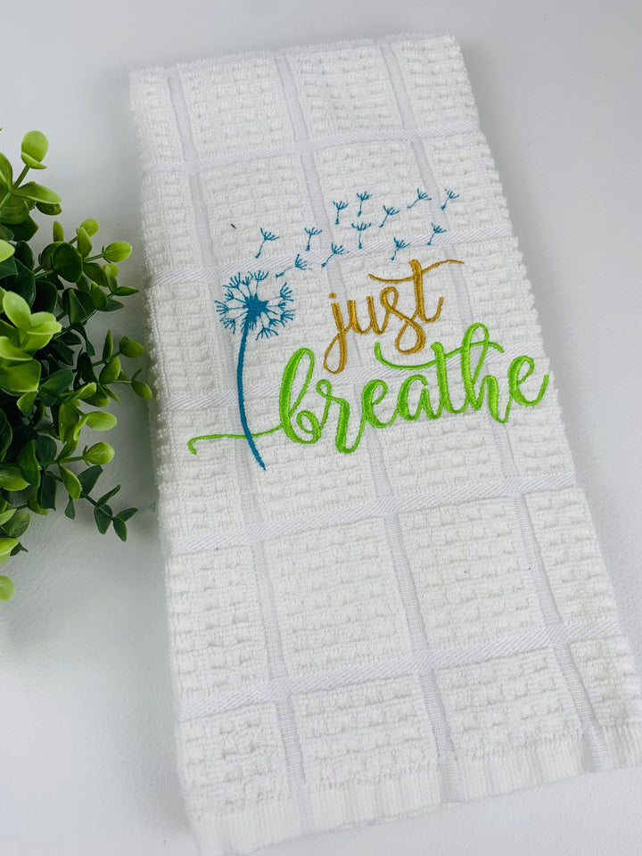 Choices, Embroidered Tea Towels